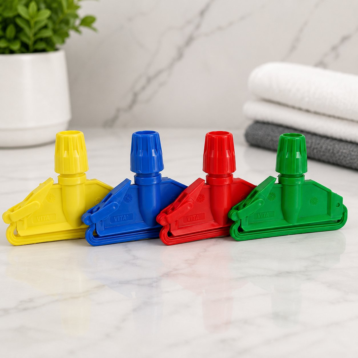 Best Mop Clip Holder Trolley Supplier and Trader in Bangalore